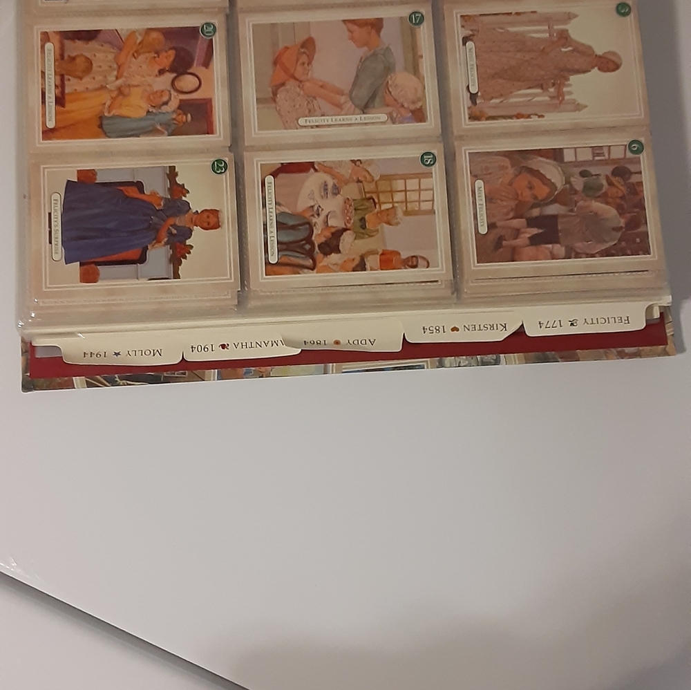 American Girl doll Trading Card Album with Vintage cards felicity molly samantha - Picture 5 of 16